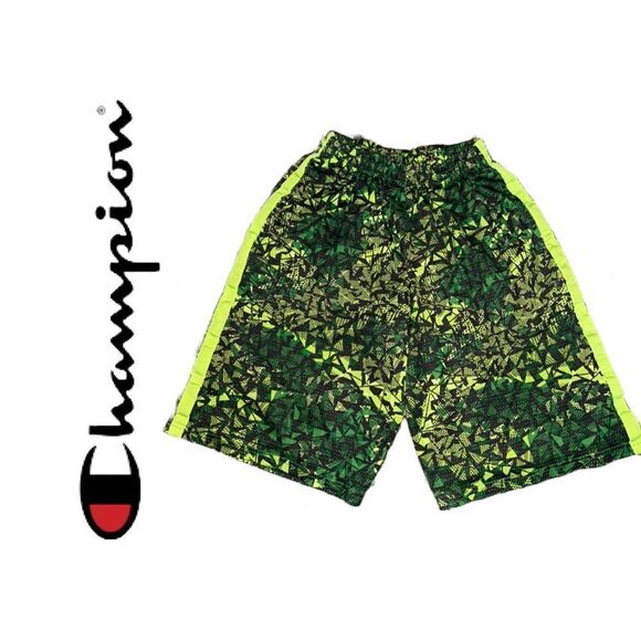 Champion Boys Neon Green Basketball Shorts -‎ Size L (12-14) - Picture 1 of 2